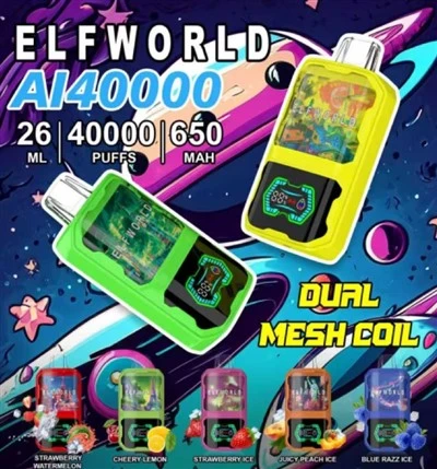 Mórdhíol Vape Indiúscartha Elfworld AI 40000
